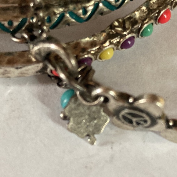 Lucky brand multi bangle southwestern style bracelet - Picture 2 of 4